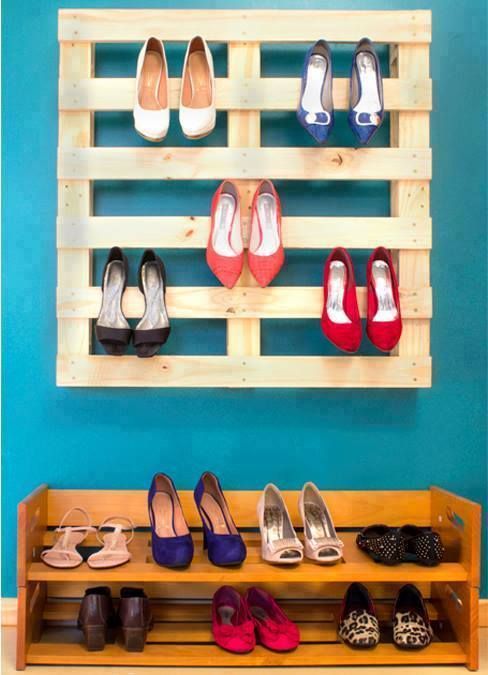 rangement chaussures palettes